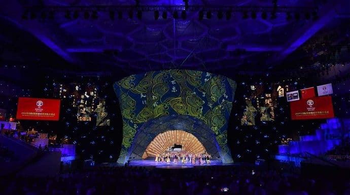 VIDEO Džeki Čen zapjevao na svečanom otvaranju Mundobasketa u Kini VIDEO Džeki Čen zapjevao na svečanom otvaranju Mundobasketa u Kini