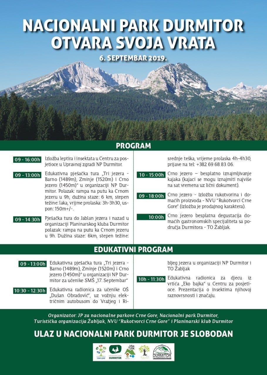 NP Durmitor otvara svoja vrata NP Durmitor otvara svoja vrata