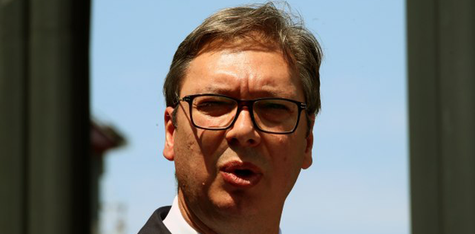 Vučić: Naš narod se borio protiv okupatora koje su neki drugi dočekivali cvijećem Foto: EPA-EFE/ Koca Sulejmanovic