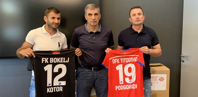 FSCG donirao opremu klubovima FSCG donirao opremu klubovima