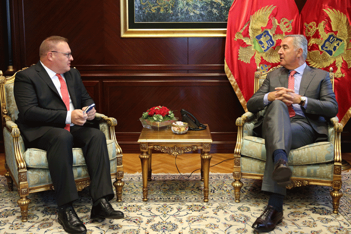 Đukanović primio novog ambasadora Crne Gore u Turskoj Đukanović primio novog ambasadora Crne Gore u Turskoj