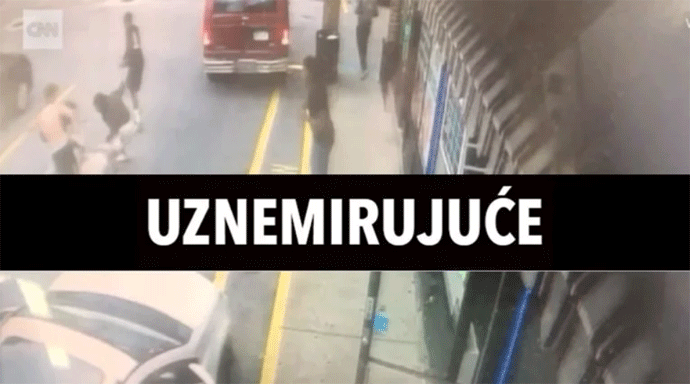 (VIDEO) Mladić izboden u Njujorku (VIDEO) Mladić izboden u Njujorku