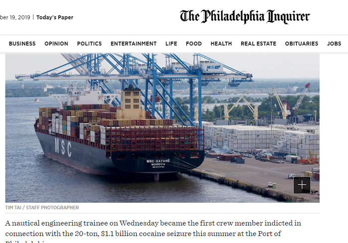 Crnogorski pomorac prvi optuženi za šverc 20 tona kokaina u SAD Crnogorski pomorac prvi optuženi za šverc 20 tona kokaina u SAD