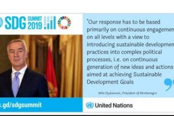 Predsjedavajući GS UN-a citirao predsjednika Đukanovića Predsjedavajući GS UN-a citirao predsjednika Đukanovića