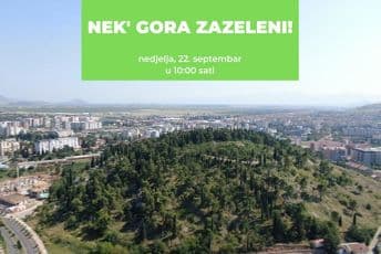 Akcija Nek' gora zazeleni: Sjutra pošumljavanje brda Ljubović Akcija Nek' gora zazeleni: Sjutra pošumljavanje brda Ljubović