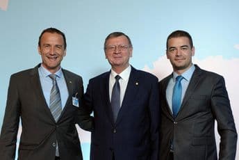 Pajković i Bošković na CEV Kongresu u Parizu Foto: OSCG