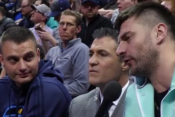 Uhapšen brat Nikole Jokića Strahinja Jokić (desno); Foto: Screenshot