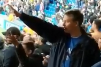 Nacistički pozdrav navijača Dinama na Etihadu (VIDEO) Foto: Screenshot / Twitter