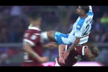 Fudbaler Napolija polomio grudnu kost Fudbaler Napolija polomio grudnu kost