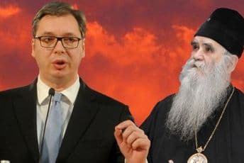 Amfilohije nije prisustvovao odlikovanju Vučića, zatražio sabor SPC, Irinej ga odbio Amfilohije nije prisustvovao odlikovanju Vučića, zatražio sabor SPC, Irinej ga odbio
