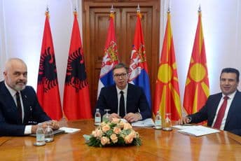 BEZ CRNE GORE: Vučić, Zaev i Rama dogovaraju "mali Šengen" Foto: Predsjednik Srbije, Tanjug