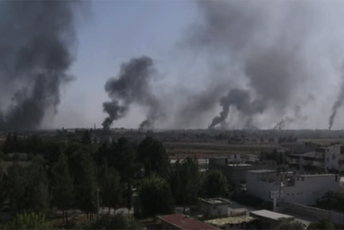 Na granici Turske i Sirije nastavljena žestoka borba Na granici Turske i Sirije nastavljena žestoka borba