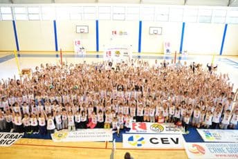 "EKO mini odbojka" obara rekorde, više od 700 djece u petoj sezoni! Foto: OSCG