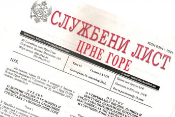 Vlada predložila da se koriguje cjenovnik Službenog lista Vlada predložila da se koriguje cjenovnik Službenog lista