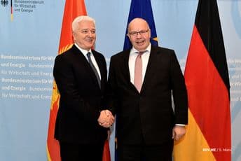 Njemački ministar ekonomije i energetike u zvaničnoj posjeti CG Njemački ministar ekonomije i energetike u zvaničnoj posjeti CG