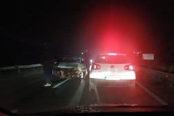 Udes na putu Podgorica-Danilovgrad Foto: FOS media