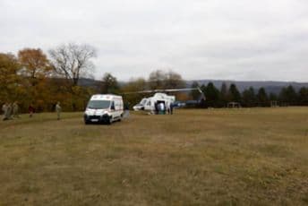 Mladić teže povrijeđen u udesu, helikopterom prebačen za Podgoricu FOTO: PV Informer