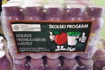 Zdrav obrok danas podijeljen i djeci u Beranama Zdrav obrok danas podijeljen i djeci u Beranama