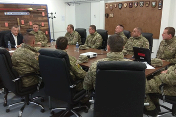 Dakić i Filipović posjetili crnogorske vojnike u Letoniji Dakić i Filipović posjetili crnogorske vojnike u Letoniji