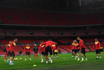 „Sokoli“ trenirali na Vembliju Foto: FSCG