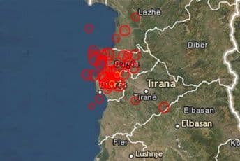 Albanija se ponovo trese, 40 zemljotresa od jutros Albanija se ponovo trese, 40 zemljotresa od jutros