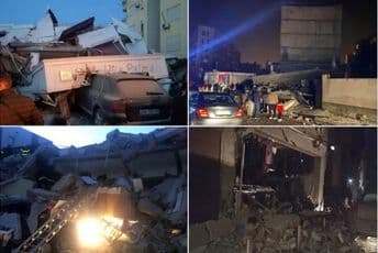 Broj poginulih u zemljotresu porastao na 22, veliki broj ljudi pod ruševinama Broj poginulih u zemljotresu porastao na 22, veliki broj ljudi pod ruševinama