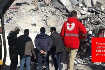 Crveni krst otvorio račun za pomoć nastradalima u Albaniji Crveni krst otvorio račun za pomoć nastradalima u Albaniji
