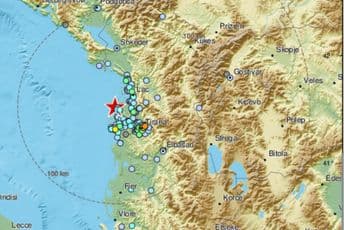 Serija zemljotresa pogodila jutros Albaniju, najjači potres 4,2 Rihtera Serija zemljotresa pogodila jutros Albaniju, najjači potres 4,2 Rihtera