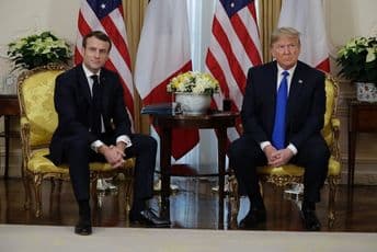 Makron: I dalje mislim da je NATO u stanju moždane smrti Foto: Beta/AP