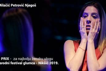 Julija Milačić Petrović Njegoš najbolja glumica na Međunarodnom festivalu glumca Julija Milačić Petrović Njegoš najbolja glumica na Međunarodnom festivalu glumca