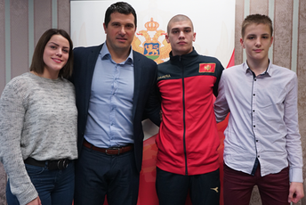 Peković, Bošković i Mikulić dobili status perspektivnih sportista Foto: Ministarstvo sporta i mladih