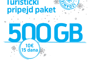 Zimski turistički paket: 500 gigabajta za deset eura Zimski turistički paket: 500 gigabajta za deset eura