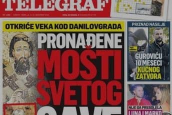 Srpski tabloidi našli mošti Svetog Save u manastiru Ždrebaonik! Srpski tabloidi našli mošti Svetog Save u manastiru Ždrebaonik!