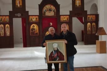 Knežević posjetio Skadar, poklonio crkvi Njegošev portret Knežević posjetio Skadar, poklonio crkvi Njegošev portret