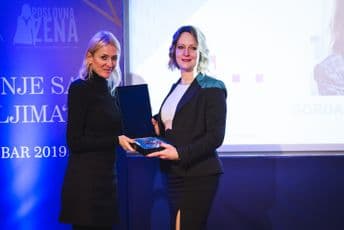 Gordani Blagojević iz Telekoma nagrada za najbolju menadžerku Gordani Blagojević iz Telekoma nagrada za najbolju menadžerku