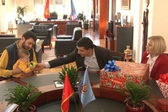 Kusovac primio dječaka-heroja Iliju Mijatovića Kusovac primio dječaka-heroja Iliju Mijatovića