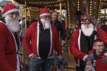 Djeda Mrazevi ATV Club-a i Hipotekarne banke dijelili paketiće mališanima u Podgorici Djeda Mrazevi ATV Club-a i Hipotekarne banke dijelili paketiće mališanima u Podgorici