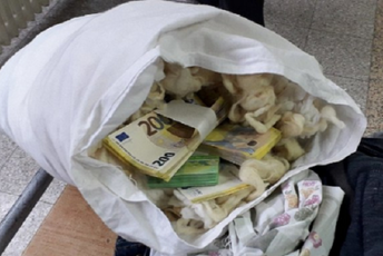 Carinici pronašli jastuk sa 114.000 eura Carinici pronašli jastuk sa 114.000 eura