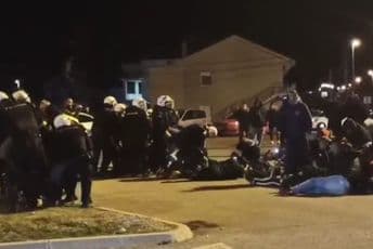 Policija odblokirala izlaze iz Podgorice, privedeno nekoliko osoba Ilustracija