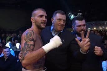 Dodik izviždan dok se slikao sa Arkanovim sinom (VIDEO) Radio Sarajevo/Pink.rs