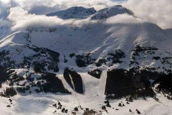 Spasilačka akcija na Durmitoru, zaglavljen skijaš Durmitor/Ilustracija