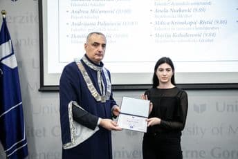 Ivona Krulanović, najbolji student Građevinskog fakulteta Ivona Krulanović, najbolji student Građevinskog fakulteta