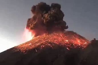 Proradio čuveni vulkan Popokatepetl Proradio čuveni vulkan Popokatepetl