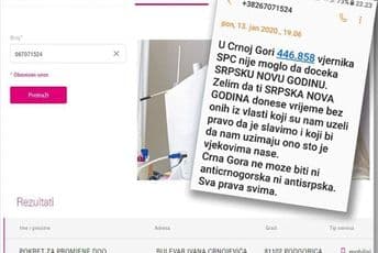 Sa broja registrovanog na Pokret za promjene podrška Srpskoj crkvi Sa broja registrovanog na Pokret za promjene podrška Srpskoj crkvi