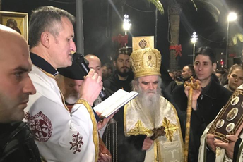 Amfilohije: Ako vlast insistira na bezakonju – dolje bezakona vlada Foto: Mitropolija crnogorsko-primorska