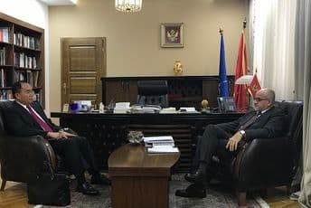 Darmanović ugostio nove ambasadore Laosa i Gane Darmanović ugostio nove ambasadore Laosa i Gane