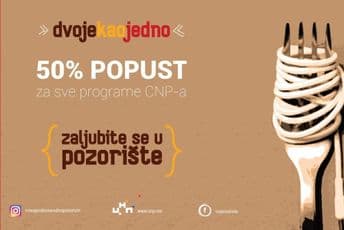 Dvoje kao jedno – zaljubite se u pozorište! Dvoje kao jedno – zaljubite se u pozorište!