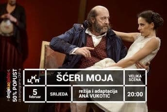 Predstava Šćeri moja sjutra na Velikoj sceni Predstava Šćeri moja sjutra na Velikoj sceni