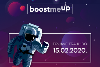 BoostMeUp: Novčana i ekspertska pomoć za timove koje lansiramo BoostMeUp: Novčana i ekspertska pomoć za timove koje lansiramo