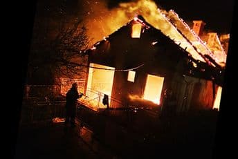 Požar na kući u Baru Jedro Bar